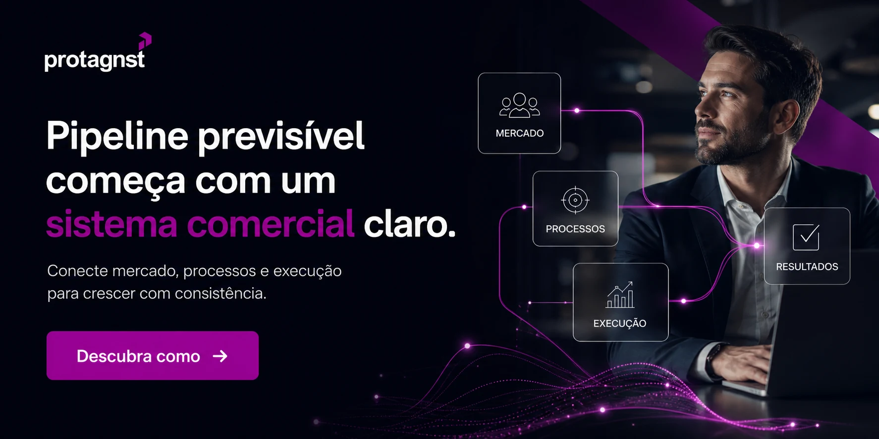 Agende um diagnóstico comercial com a Protagnst