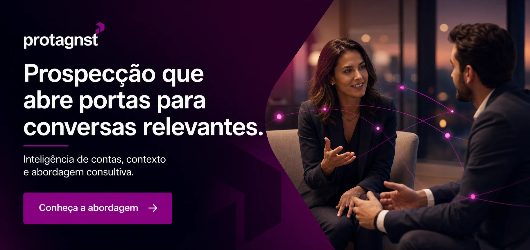 Agende um diagnóstico comercial com a Protagnst