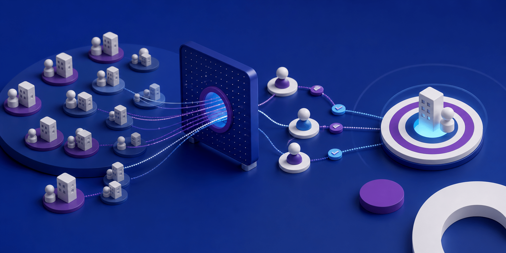 Mapa de ICP e contas-alvo para agência de marketing