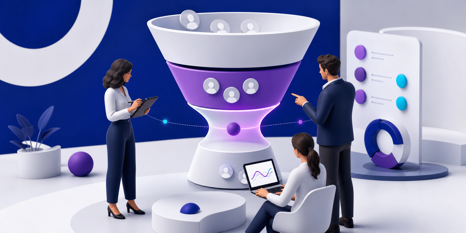 Diagnóstico do funil comercial para agência de marketing