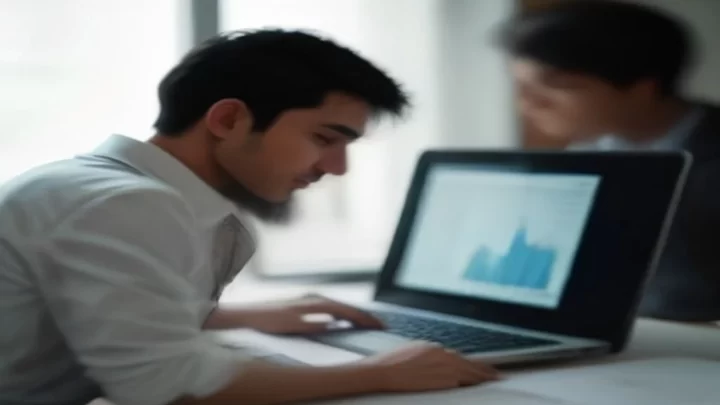 Ilustração editorial B2B: gerar leads qualificados para uma agência de marketing digital; sem texto na imagem.