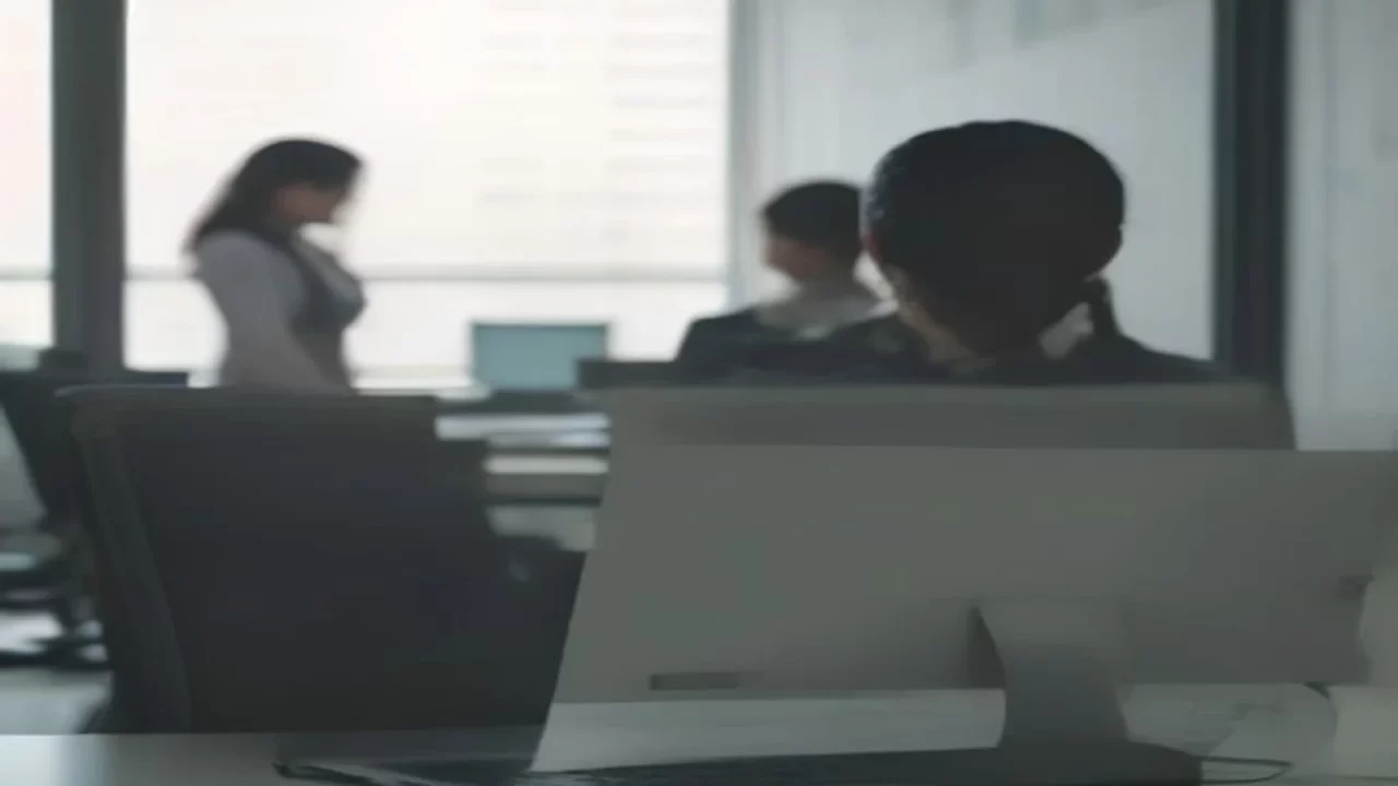 Ilustração editorial B2B: decidir entre terceirização comercial e equipe interna; sem texto na imagem.